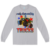 Moon Dust easily distracted by trucks Long Sleeve Tee - AdoDesignShop