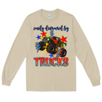 Mushroom easily distracted by trucks Long Sleeve Tee - AdoDesignShop