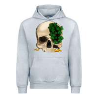 Heather Grey St patrick's  skeleton Urban Hoodie - Bettercallsaul