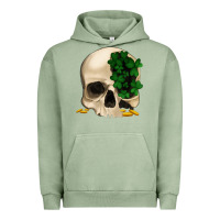 Pigment Oil Green St patrick's  skeleton Urban Hoodie - Bettercallsaul
