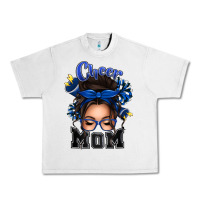 Lunar Rock cheer mom messy bun Urban Heavy Tee - texasbilliewilder