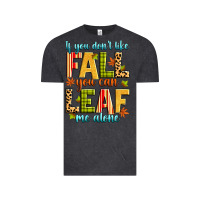 Vintage Black if you don't like fall you can leaf me alone Vintage Tee - Zillion Design Studio
