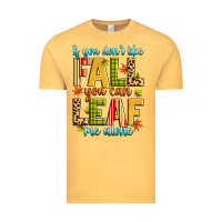 Vintage Mustard if you don't like fall you can leaf me alone Vintage Tee - Zillion Design Studio