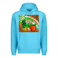 Ocean Blue Coffee Cups St Patricks Day Tumbler Premium Hoodie - BundleAndBundleShop