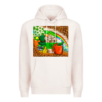 Pale Pink Coffee Cups St Patricks Day Tumbler Premium Hoodie - BundleAndBundleShop