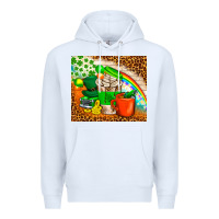 White Coffee Cups St Patricks Day Tumbler Premium Hoodie - BundleAndBundleShop