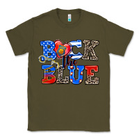Army Green back the blue Classic Tee - AdoDesignShop
