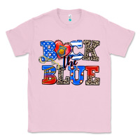 Bubblegum Pink back the blue Classic Tee - AdoDesignShop