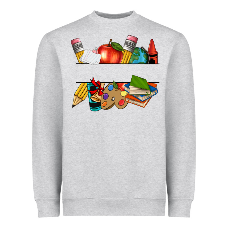 Teacher Name Frame Custom Heavyweight Sweatshirt by texasbilliewilder | Teevron