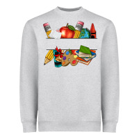 Heather Grey teacher name frame custom Heavyweight Sweatshirt - texasbilliewilder