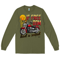 Army Green if freedom had a sound Long Sleeve Tee - JahusDesignShop