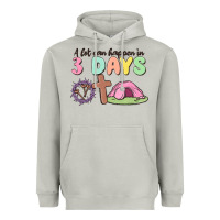 Moon Dust a lot can happen in 3 days Heavyweight Hoodie - MaliasSmallBusiness