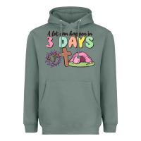 Sage a lot can happen in 3 days Heavyweight Hoodie - MaliasSmallBusiness