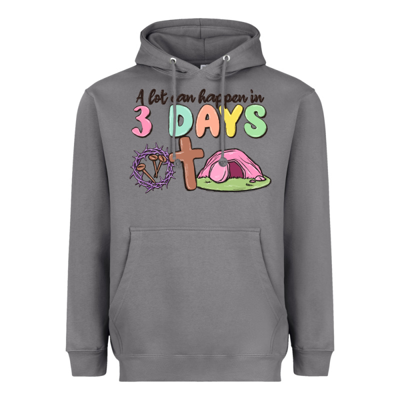 A Lot Can Happen In 3 Days Heavyweight Hoodie by MaliasSmallBusiness | Teevron