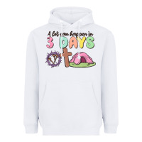 White a lot can happen in 3 days Heavyweight Hoodie - MaliasSmallBusiness