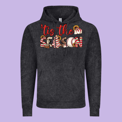 Tis The Season Baseball Little Debbie Tree Cakes Vintage Hoodie Designed By Jahusdesignshop