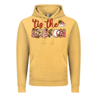 Vintage Mustard tis the season baseball little debbie tree cakes Vintage Hoodie - JahusDesignShop