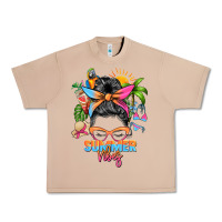Burro summer vibes messy bun Urban Heavy Tee - Zillion Design Studio