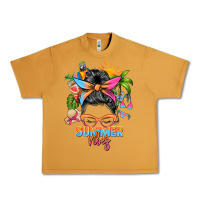 Peanut Butter summer vibes messy bun Urban Heavy Tee - Zillion Design Studio