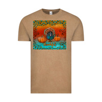 Vintage Coffee thankful with turkey and pumpkins Vintage Tee - RanaPortraitStore