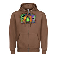 Chestnut halloween gemstone background Zipper Hoodie - JahusDesignShop
