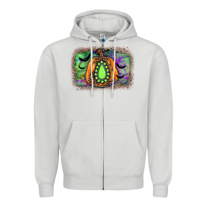 Halloween Gemstone Background Zipper Hoodie by JahusDesignShop | Teevron