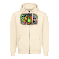 Sandshell halloween gemstone background Zipper Hoodie - JahusDesignShop