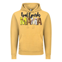 Vintage Mustard ballpark mama Vintage Hoodie - texasbilliewilder