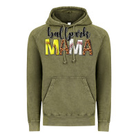 Vintage Olive ballpark mama Vintage Hoodie - texasbilliewilder