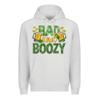 Dove Grey Bad And Boozy St. Patricks Premium Hoodie - BundleAndBundleShop