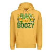 Mustard Bad And Boozy St. Patricks Premium Hoodie - BundleAndBundleShop
