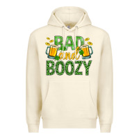 Sandshell Bad And Boozy St. Patricks Premium Hoodie - BundleAndBundleShop