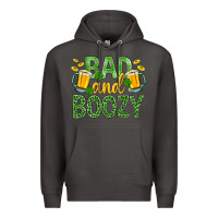 Smoke Bad And Boozy St. Patricks Premium Hoodie - BundleAndBundleShop