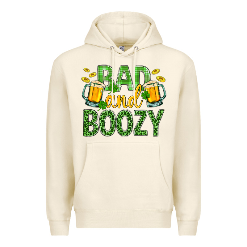 Bad And Boozy St. Patricks Premium Hoodie by BundleAndBundleShop | Teevron