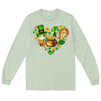 Matcha St Patricks heart Long Sleeve Tee - AdoDesignShop