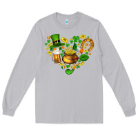 Moon Dust St Patricks heart Long Sleeve Tee - AdoDesignShop