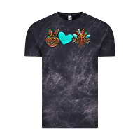 Cloud Black peace love thanksgiving turkey Vintage Tee - RanaPortraitStore