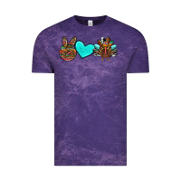Cloud Purple peace love thanksgiving turkey Vintage Tee - RanaPortraitStore