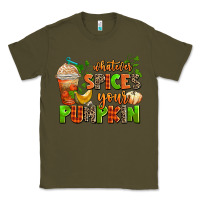 Army Green whatever spices your pumpkin Classic Tee - AdoDesignShop