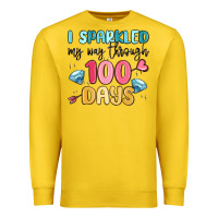 Lemon i sparkled my way through 100 days Premium Sweatshirt - MaliasSmallBusiness