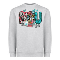 Heather Grey pcu Heavyweight Sweatshirt - Zillion Design Studio