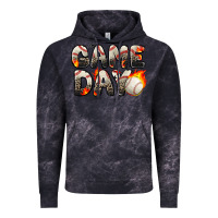 Cloud Black game day baseball leopard Vintage Hoodie - Zillion Design Studio