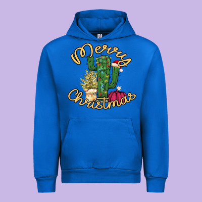 Cactus Christmas Urban Hoodie Designed By Bettercallsaul