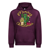 Mauve Wine Cactus Christmas Urban Hoodie - Bettercallsaul