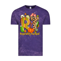 Cloud Purple fall rt respiratory therapist Vintage Tee - Zillion Design Studio