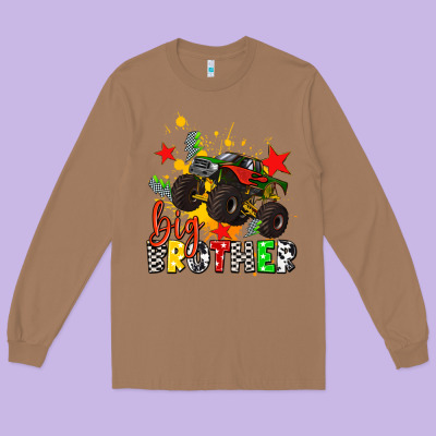 Big Brother Long Sleeve Tee Designed By Adodesignshop