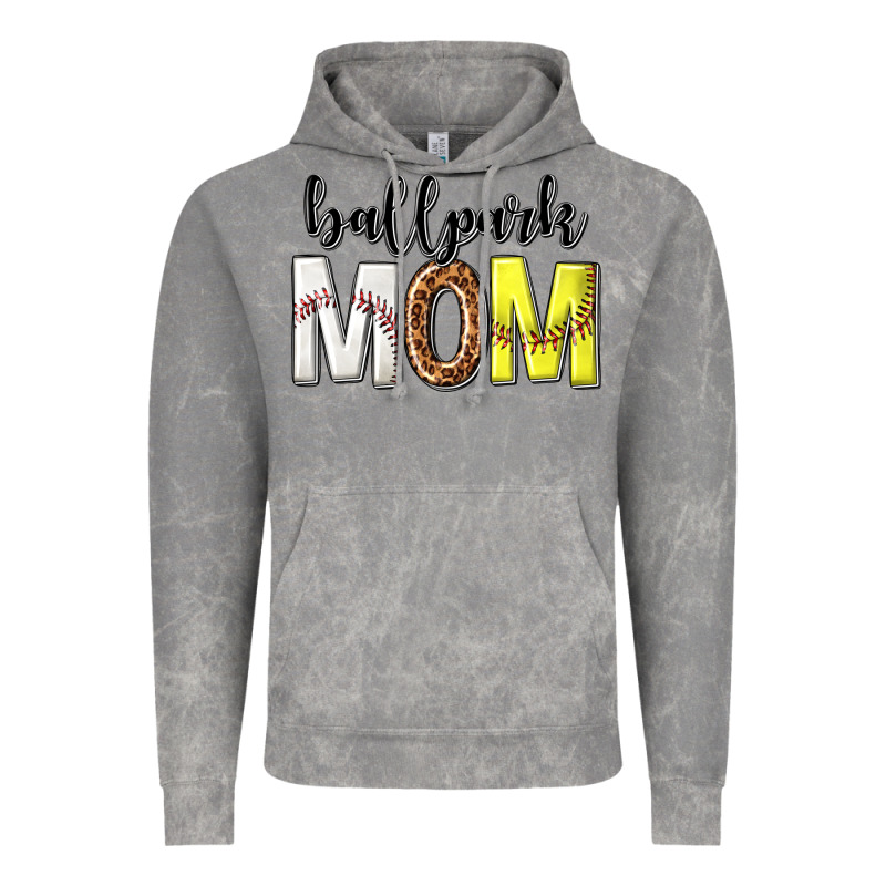 Ballpark Mom Vintage Hoodie by texasbilliewilder | Teevron