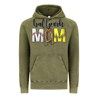 Vintage Olive ballpark mom Vintage Hoodie - texasbilliewilder
