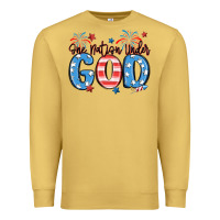 Antique Gold one nation under god Premium Sweatshirt - MaliasSmallBusiness