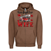 Chestnut firefighter wife Zipper Hoodie - Artiststas